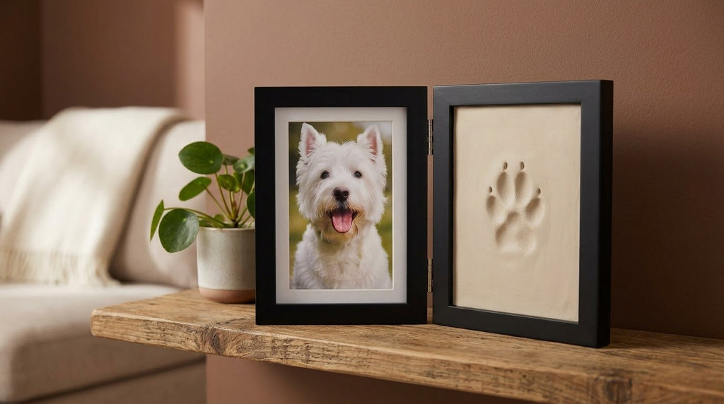 Little Paw black paw print memory frame